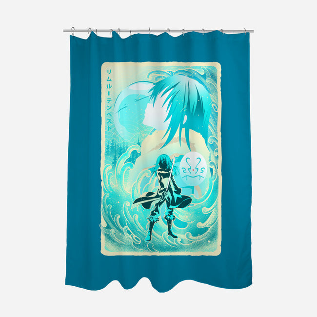 Great Wave Rimuru-None-Polyester-Shower Curtain-hypertwenty