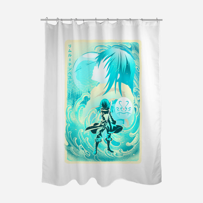 Great Wave Rimuru-None-Polyester-Shower Curtain-hypertwenty