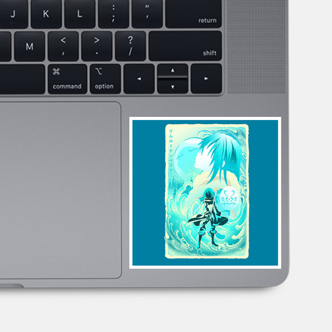 Great Wave Rimuru-None-Glossy-Sticker-hypertwenty