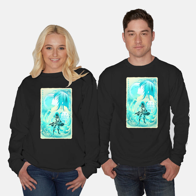 Great Wave Rimuru-Unisex-Crew Neck-Sweatshirt-hypertwenty