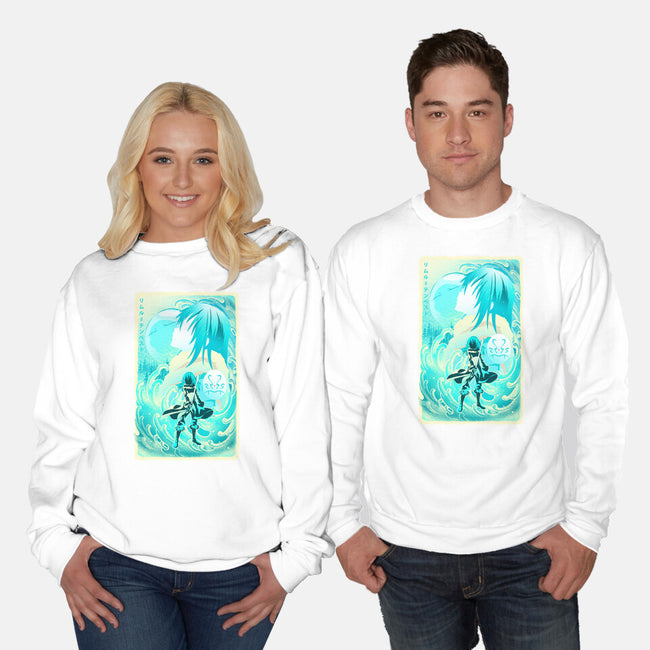 Great Wave Rimuru-Unisex-Crew Neck-Sweatshirt-hypertwenty