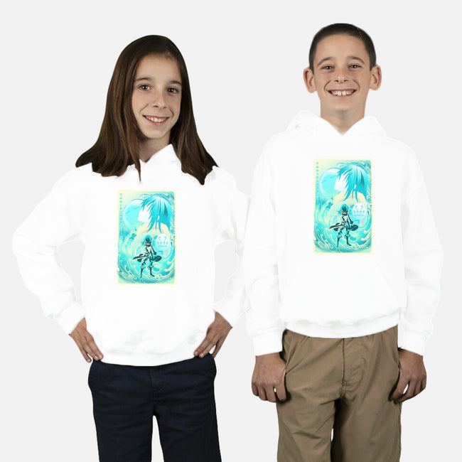 Great Wave Rimuru-Youth-Pullover-Sweatshirt-hypertwenty