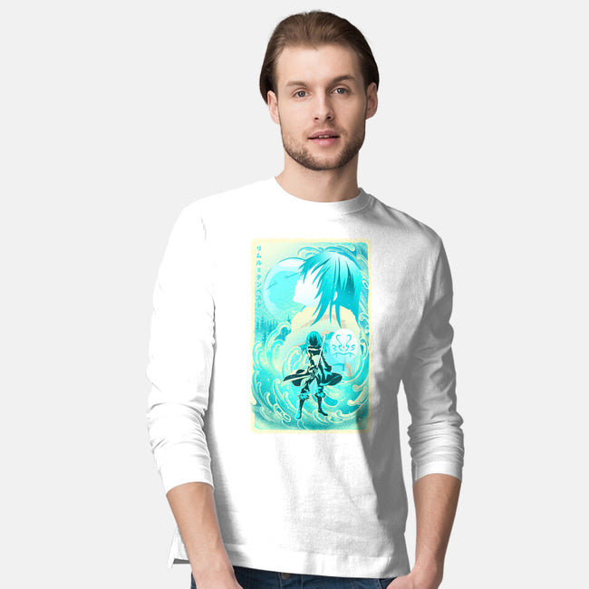 Great Wave Rimuru-Mens-Long Sleeved-Tee-hypertwenty