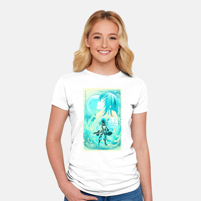 Great Wave Rimuru-Womens-Fitted-Tee-hypertwenty