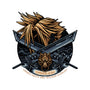 Emblem Of The Omnislash-Unisex-Kitchen-Apron-glitchygorilla