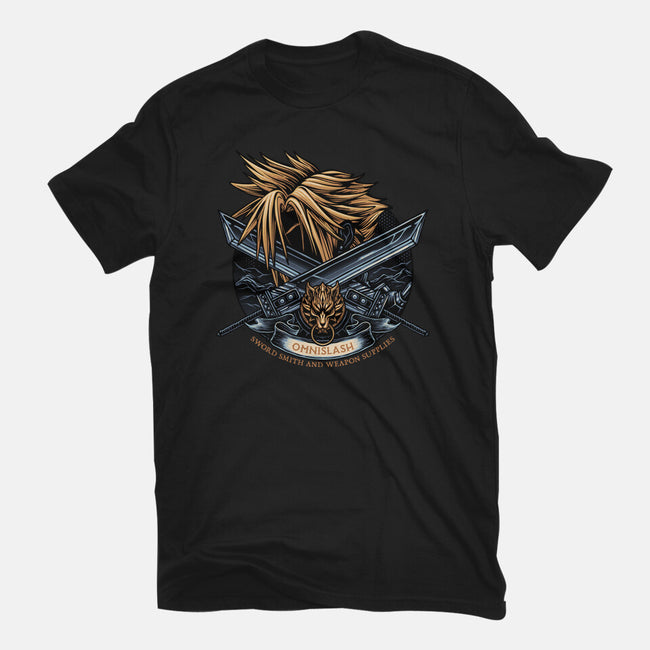 Emblem Of The Omnislash-Mens-Premium-Tee-glitchygorilla
