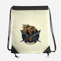 Emblem Of The Omnislash-None-Drawstring-Bag-glitchygorilla