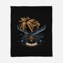 Emblem Of The Omnislash-None-Fleece-Blanket-glitchygorilla