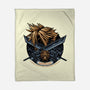 Emblem Of The Omnislash-None-Fleece-Blanket-glitchygorilla