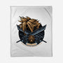 Emblem Of The Omnislash-None-Fleece-Blanket-glitchygorilla