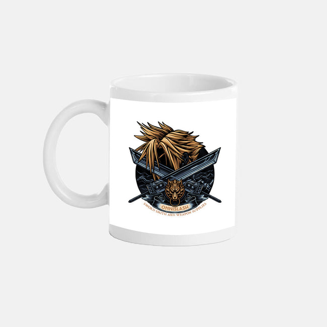 Emblem Of The Omnislash-None-Mug-Drinkware-glitchygorilla