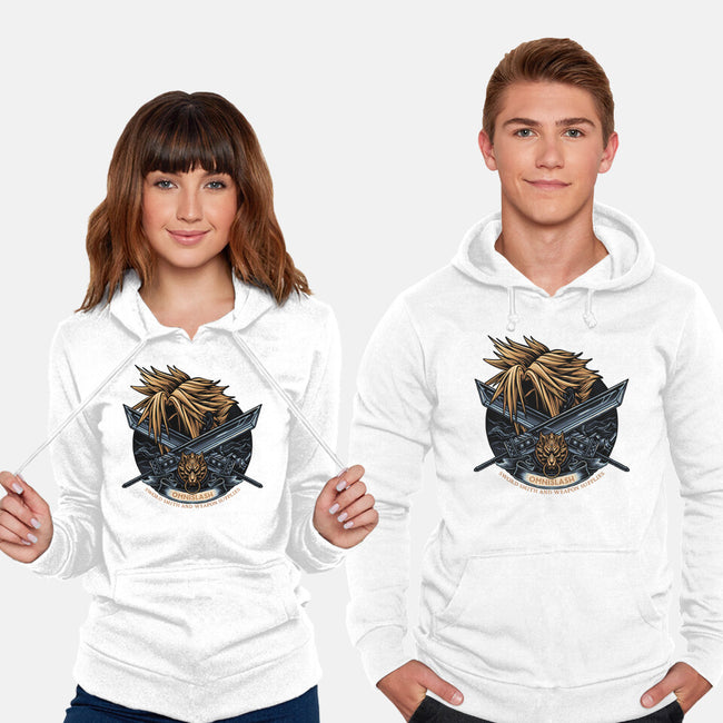 Emblem Of The Omnislash-Unisex-Pullover-Sweatshirt-glitchygorilla