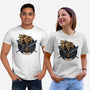 Emblem Of The Omnislash-Unisex-Basic-Tee-glitchygorilla