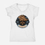 Gunblade Tactics-Womens-V-Neck-Tee-glitchygorilla