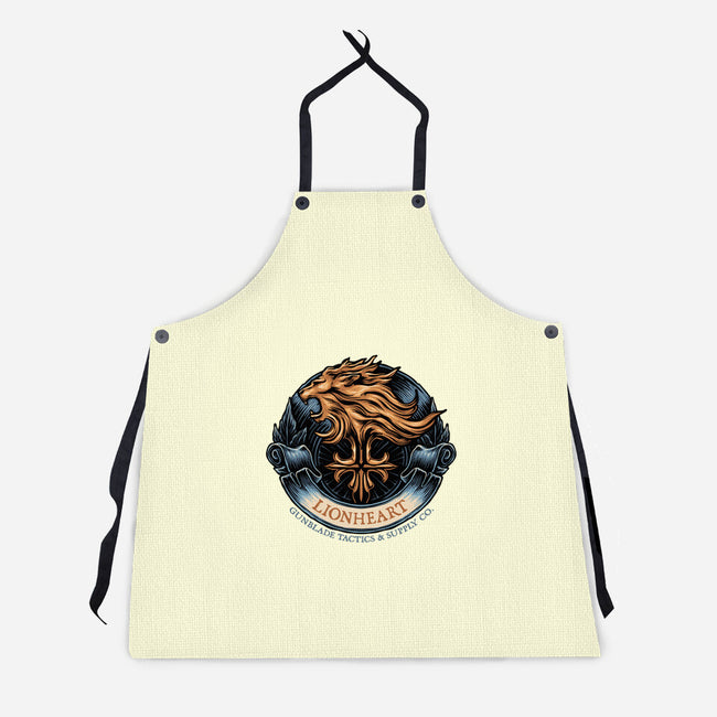 Gunblade Tactics-Unisex-Kitchen-Apron-glitchygorilla