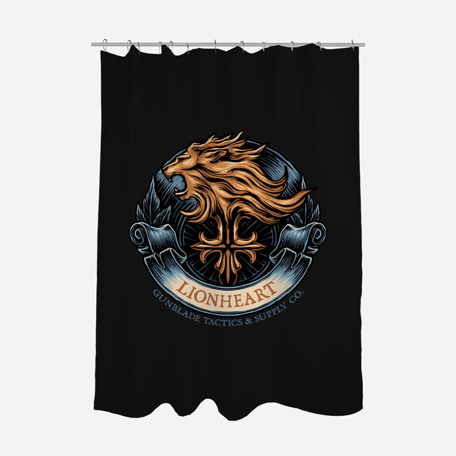 Gunblade Tactics-None-Polyester-Shower Curtain-glitchygorilla