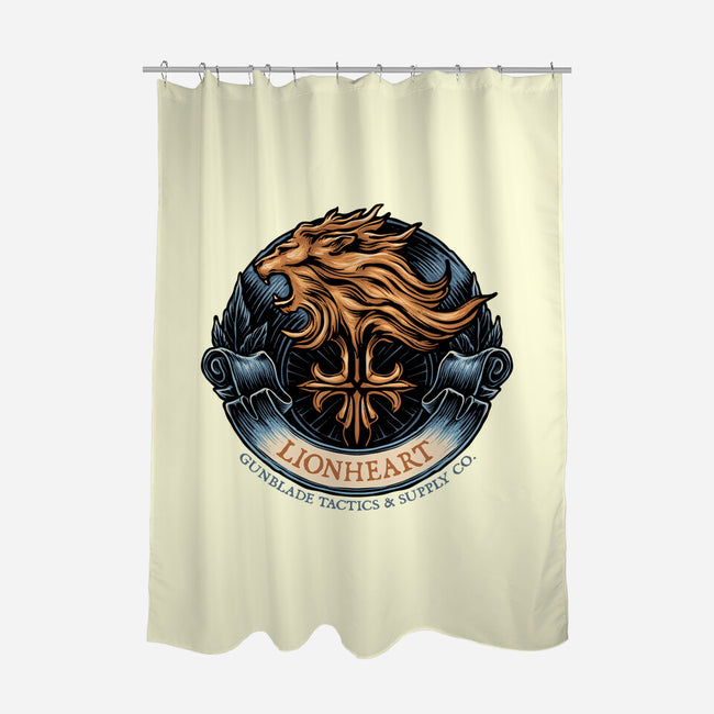 Gunblade Tactics-None-Polyester-Shower Curtain-glitchygorilla