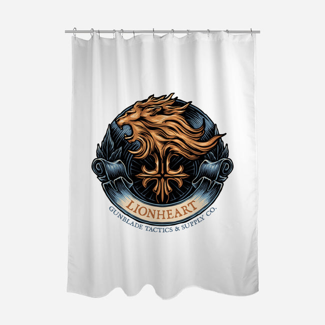 Gunblade Tactics-None-Polyester-Shower Curtain-glitchygorilla
