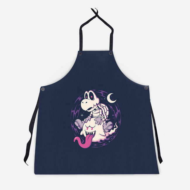 Ghost Ride Buddies-Unisex-Kitchen-Apron-Eoli Studio