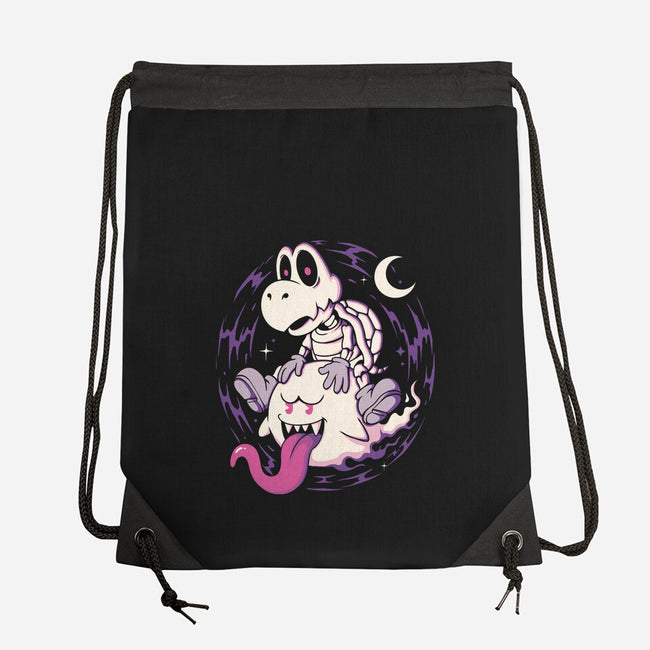 Ghost Ride Buddies-None-Drawstring-Bag-Eoli Studio