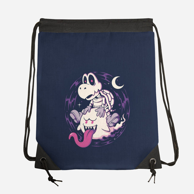Ghost Ride Buddies-None-Drawstring-Bag-Eoli Studio