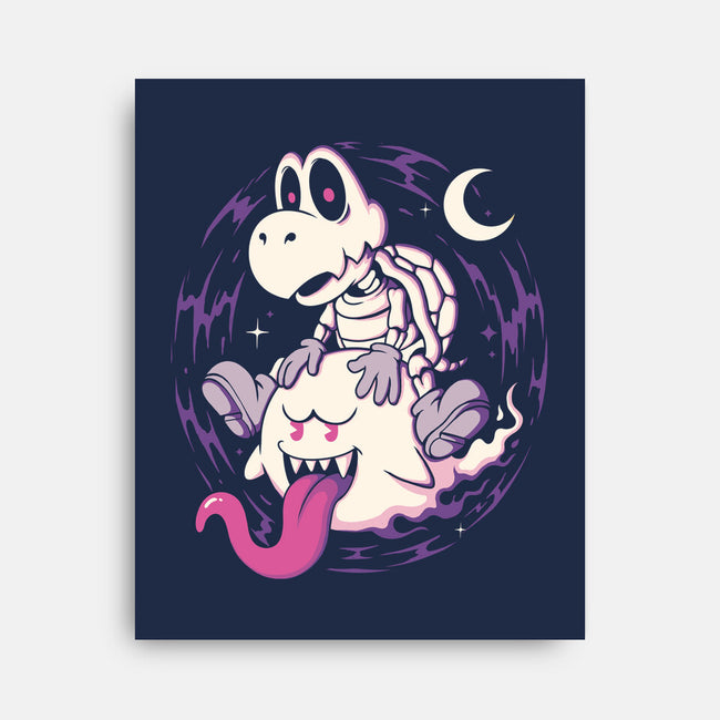 Ghost Ride Buddies-None-Stretched-Canvas-Eoli Studio