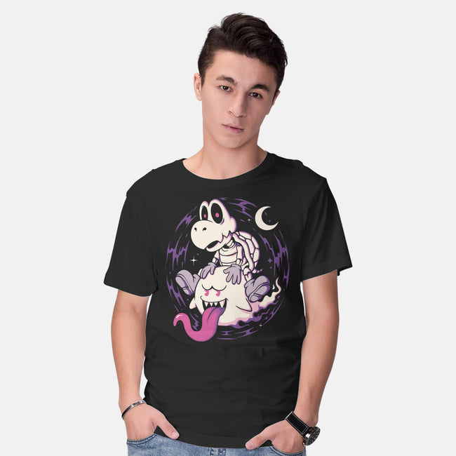 Ghost Ride Buddies-Mens-Basic-Tee-Eoli Studio