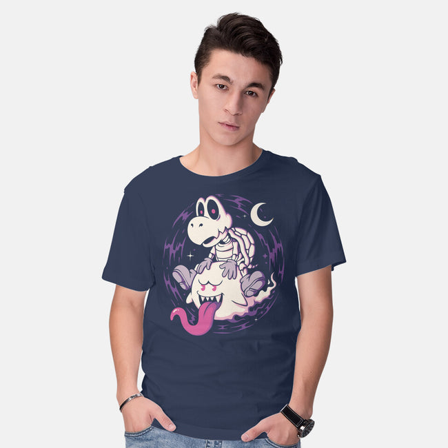 Ghost Ride Buddies-Mens-Basic-Tee-Eoli Studio