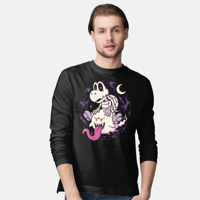 Ghost Ride Buddies-Mens-Long Sleeved-Tee-Eoli Studio