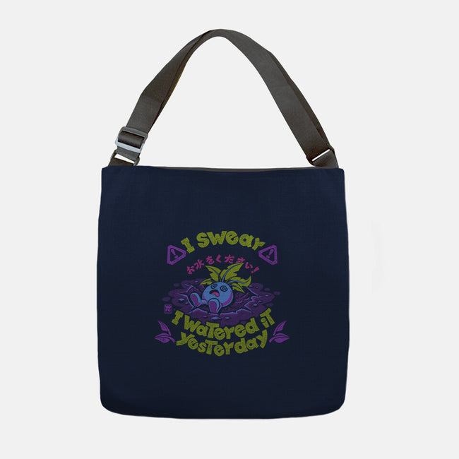 I Swear I Watered It Yesterday-None-Adjustable Tote-Bag-worlddominationforcats