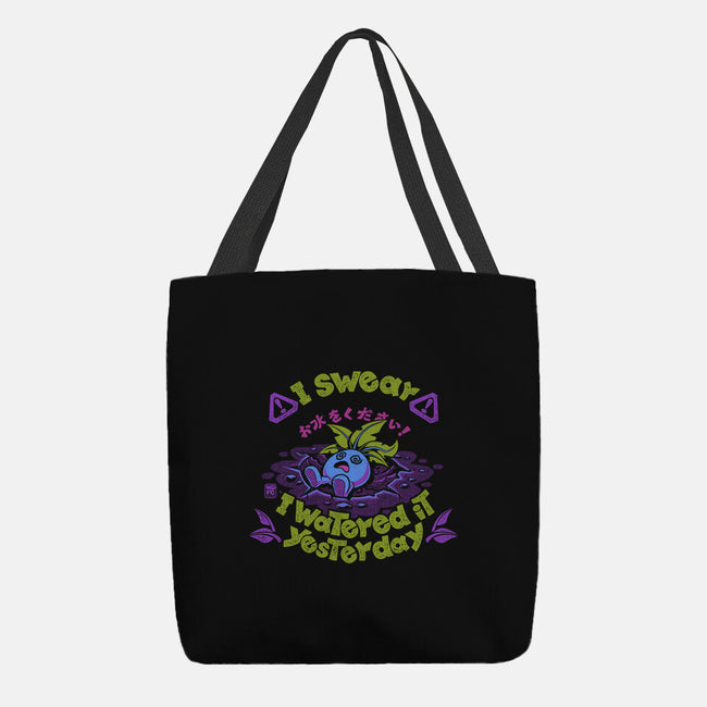 I Swear I Watered It Yesterday-None-Basic Tote-Bag-worlddominationforcats