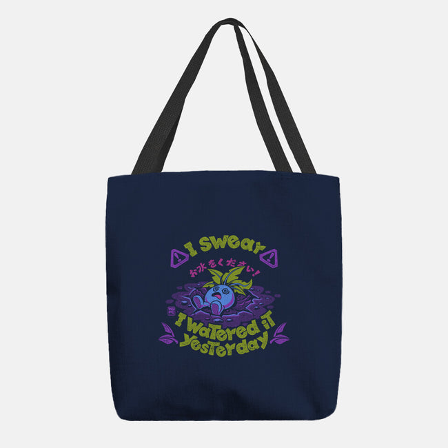 I Swear I Watered It Yesterday-None-Basic Tote-Bag-worlddominationforcats