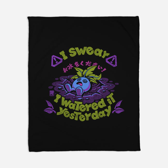 I Swear I Watered It Yesterday-None-Fleece-Blanket-worlddominationforcats