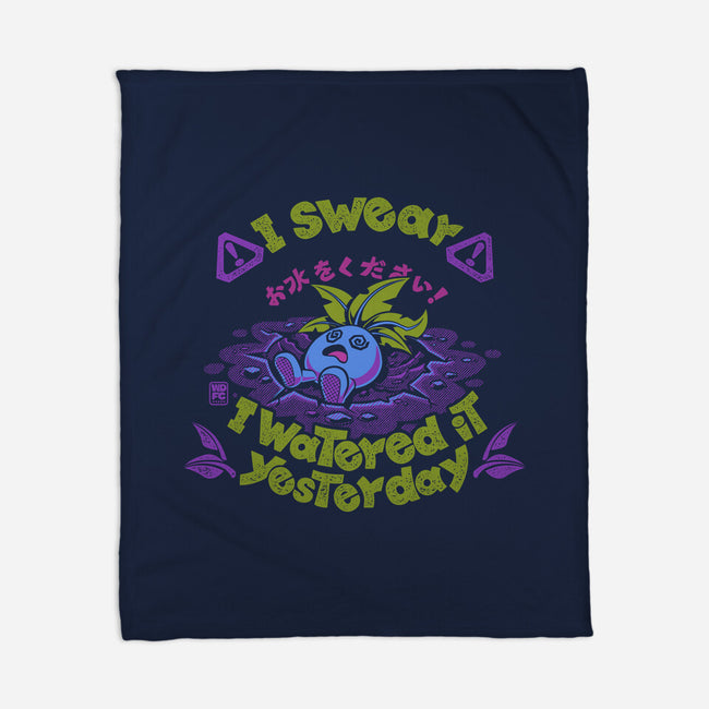 I Swear I Watered It Yesterday-None-Fleece-Blanket-worlddominationforcats