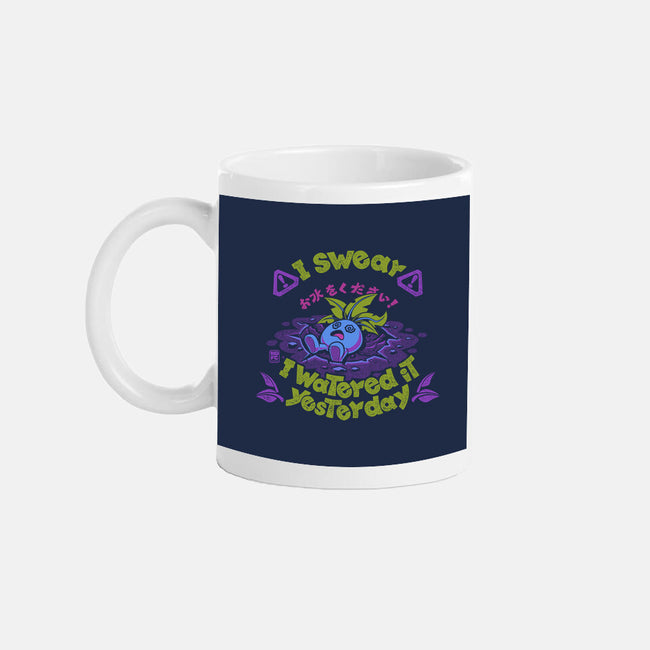 I Swear I Watered It Yesterday-None-Mug-Drinkware-worlddominationforcats