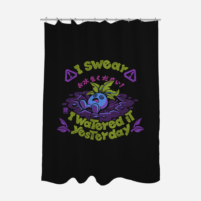 I Swear I Watered It Yesterday-None-Polyester-Shower Curtain-worlddominationforcats