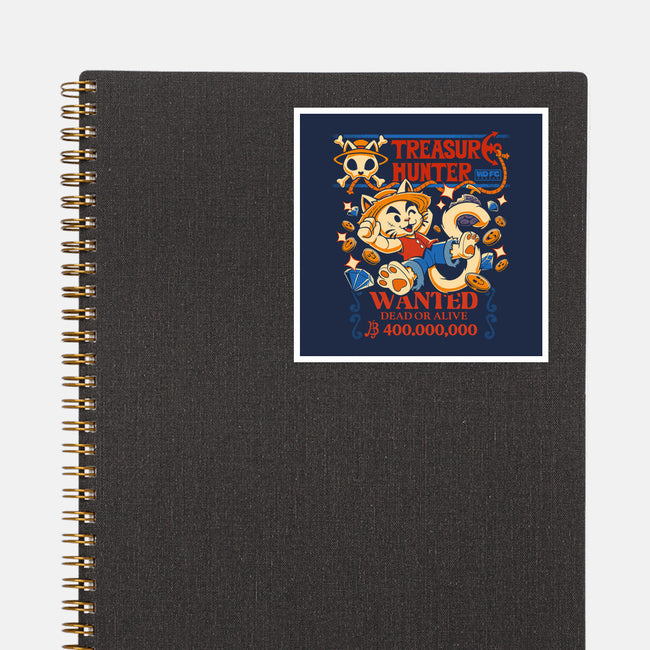 Treasure Hunter-None-Glossy-Sticker-worlddominationforcats