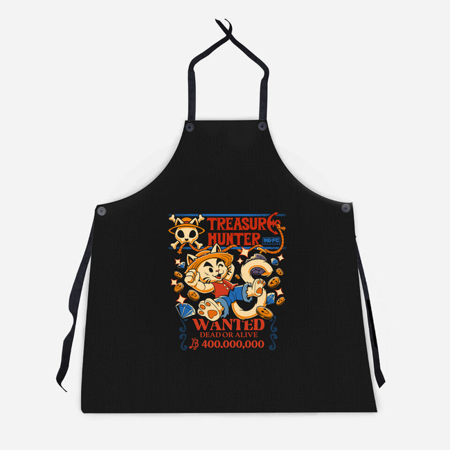 Treasure Hunter-Unisex-Kitchen-Apron-worlddominationforcats