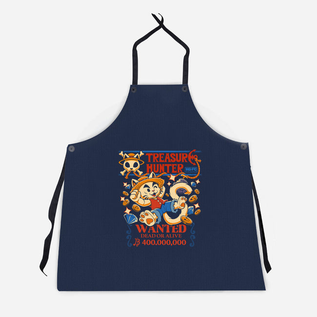 Treasure Hunter-Unisex-Kitchen-Apron-worlddominationforcats