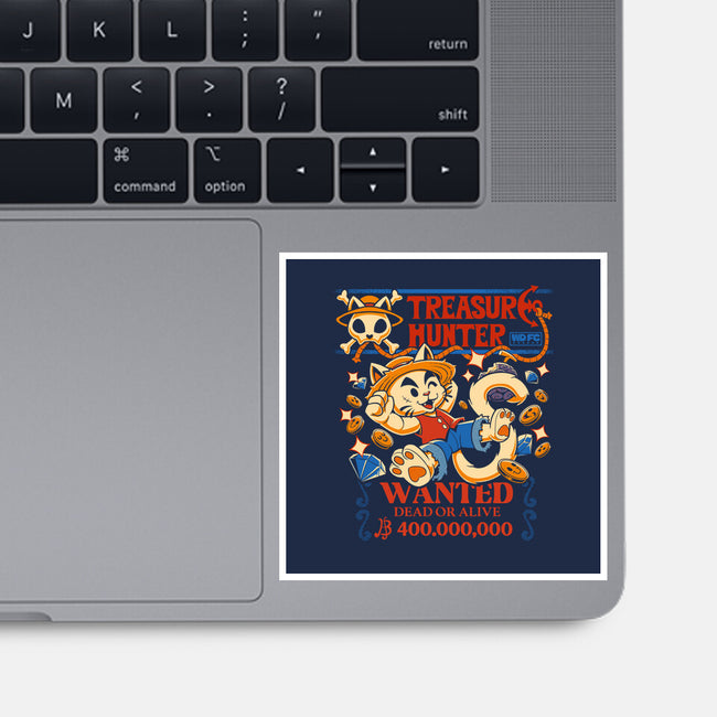 Treasure Hunter-None-Glossy-Sticker-worlddominationforcats