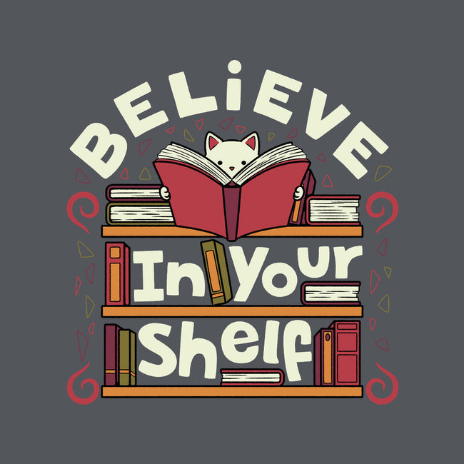 Believe In Your Shelf Cat-Unisex-Crew Neck-Sweatshirt-tobefonseca
