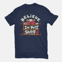 Believe In Your Shelf Cat-Womens-Basic-Tee-tobefonseca