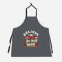 Believe In Your Shelf Cat-Unisex-Kitchen-Apron-tobefonseca