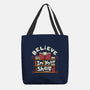 Believe In Your Shelf Cat-None-Basic Tote-Bag-tobefonseca