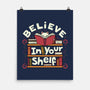 Believe In Your Shelf Cat-None-Matte-Poster-tobefonseca