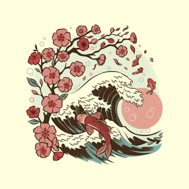 Japanese Anime Koi Flower-None-Fleece-Blanket-tobefonseca