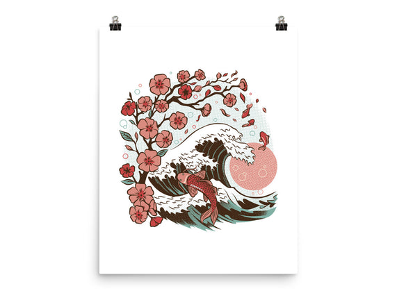 Japanese Anime Koi Flower