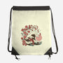 Japanese Anime Koi Flower-None-Drawstring-Bag-tobefonseca