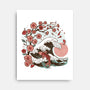Japanese Anime Koi Flower-None-Stretched-Canvas-tobefonseca