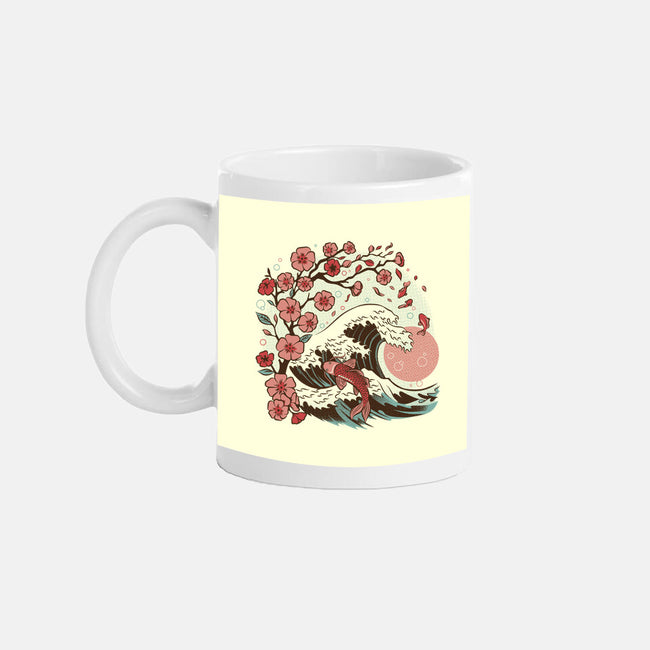 Japanese Anime Koi Flower-None-Mug-Drinkware-tobefonseca